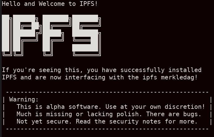 prevbulle cli init IPFS
